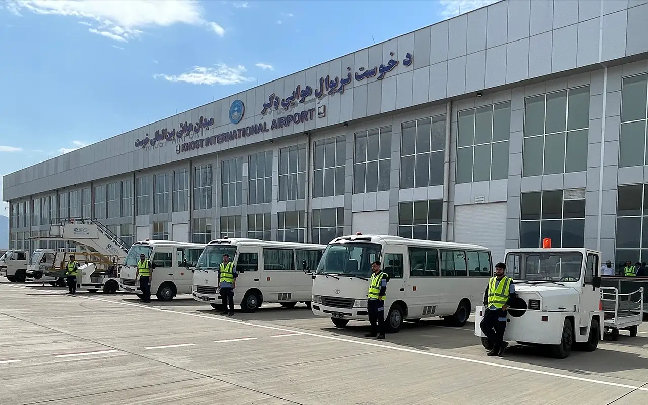 khost int airport bas staff